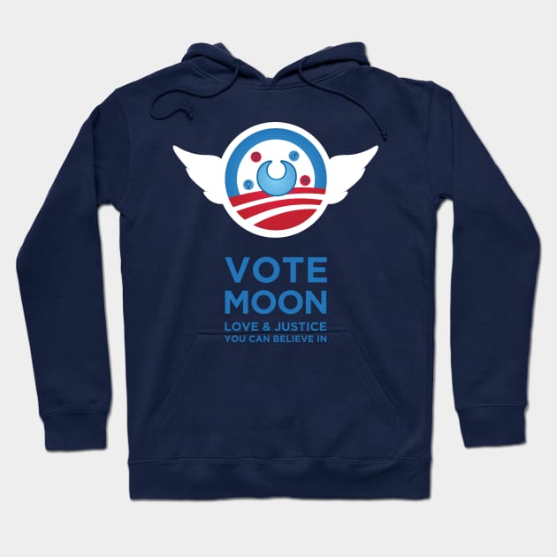 Vote Moon Hoodie by RachaelMakesShirts